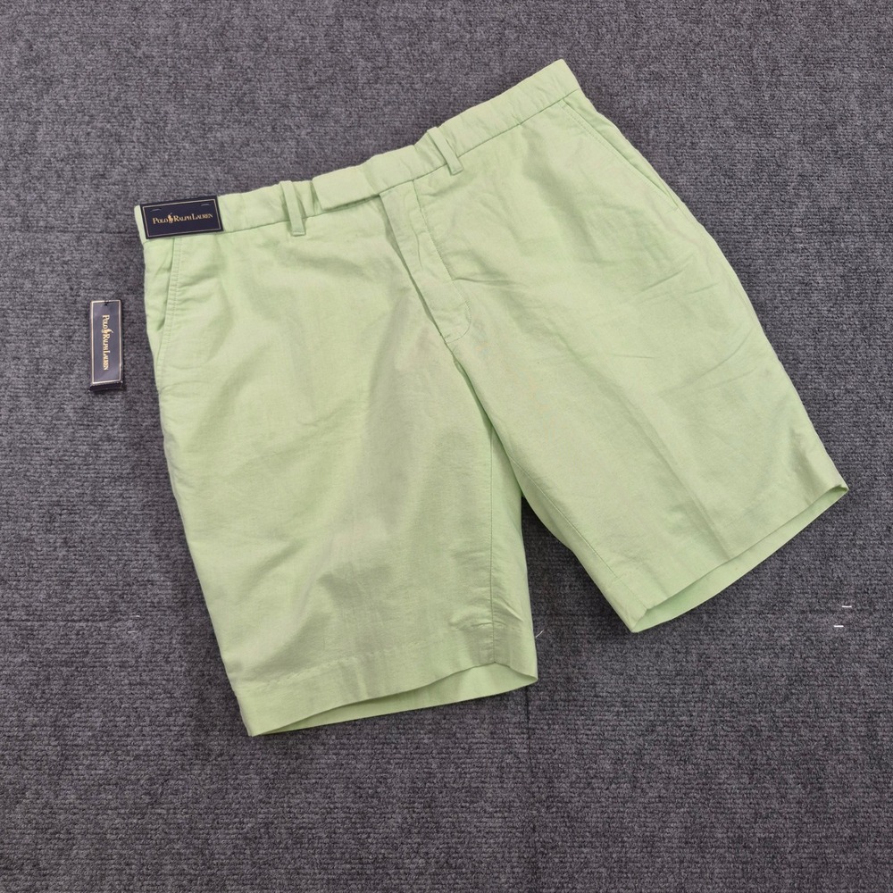 Polo Ralph Lauren Mens Mint Green Oxford Cotton Shorts Size 40 NWT